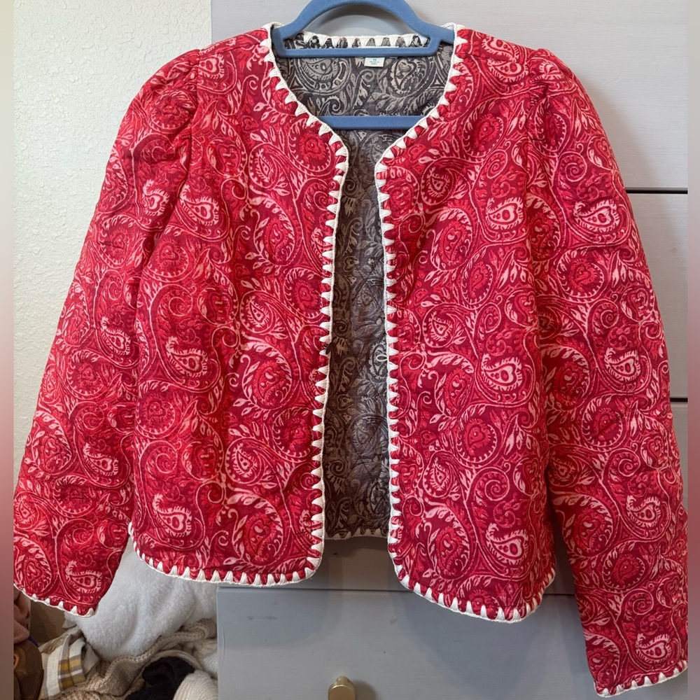 Reversible quilted jacket